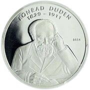 1000 Francs CFA Konrad Duden, Republic of the Congo, 2004 reverse image
