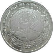 1000 Francs CFA FIFA World Cup Germany 2006, Republic of the Congo, 2006 reverse image