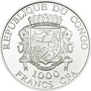 1000 Francs CFA Pyotr and Feuronia obverse image