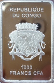 1000 Francs CFA Happy Baby obverse image