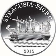 1000 Francs CFA Syracusia, Republic of the Congo, 2015 reverse image