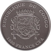 1000 Francs CFA Okapi obverse image