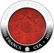 1000 Francs CFA Bohemia Glass obverse image