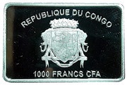 1000 Francs CFA Year of the Rooster obverse image