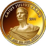 1500 Francs CFA Julius Caesar, Republic of the Congo, 2011 reverse image