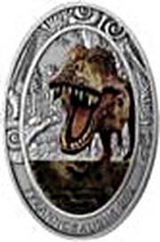 1500 Francs CFA Tyrannosaurus Rex, Republic of the Congo, 2015 reverse image