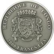 2000 Francs CFA Meerkats obverse image