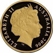 1 Dollar - Elizabeth II 4th Portrait - Mob of Roos; Gold Proof obverse image