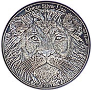 5000 Francs CFA African Silver Lion, Republic of the Congo, 2013 reverse image