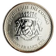 5000 Francs CFA Congo Silverback Gorilla obverse image