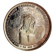 5000 Francs CFA Congo Silverback Gorilla, Republic of the Congo, 2017 reverse image
