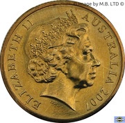 1 Dollar - Elizabeth II 4th Portrait - 1882-2007 Ashes obverse image