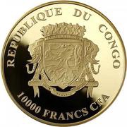 10 000 Francs CFA Gorilla obverse image