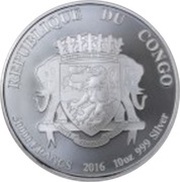 50 000 Francs CFA African Lion obverse image