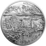 150 000 Francs CFA African Lion, Republic of the Congo, 2016 reverse image