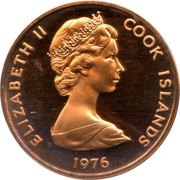 1 Cent - Elizabeth II 2nd portrait obverse image