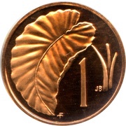 1 Cent - Elizabeth II 2nd portrait reverse image