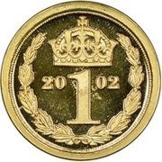 1 Cent - Elizabeth II Maundy Money reverse image