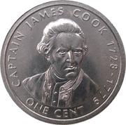 1 Cent - Elizabeth II James Cook reverse image