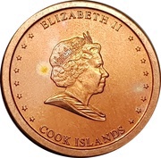1 Cent - Elizabeth II 4th portrait obverse image