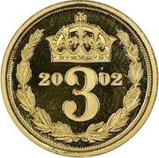 3 Cents - Elizabeth II Maundy Money reverse image