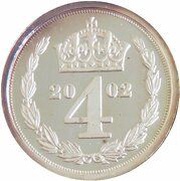 4 Cents - Elizabeth II Maundy Money reverse image