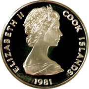 5 Tene - Elizabeth II 2nd portrait; Royal Wedding obverse image