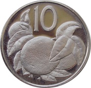10 Cents - Elizabeth II 250th Birth Anniversary James Cook reverse image