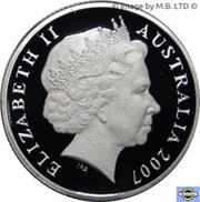 1 Dollar - Elizabeth II 4th Portrait - Surf Lifesaver - Silver Proof obverse image