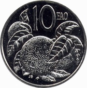 10 Tene - Elizabeth II FAO reverse image