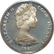 10 Tene - Elizabeth II 2nd portrait; Royal Wedding obverse image