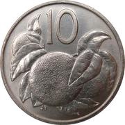 10 Cents - Elizabeth II 3rd portrait reverse image