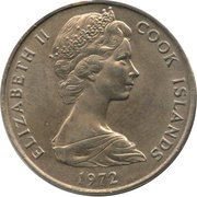 20 Cents - Elizabeth II 2nd portrait; Fairy Terns obverse image