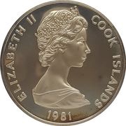 20 Tene - Elizabeth II 2nd portrait; Royal Wedding obverse image