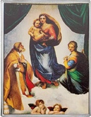 ¼ Dollar - Elizabeth II Sistine Madonna, Cook Islands, 2015 reverse image