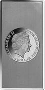 ¼ Dollar - Elizabeth II Great Barrier Reef obverse image
