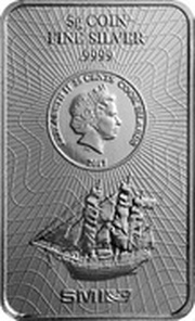25 Cents - Elizabeth II Bounty obverse image