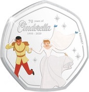 25 Cents - Elizabeth II Happily Ever After, Cook Islands, 2020 reverse image