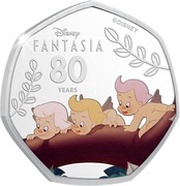 25 Cents - Elizabeth II Cupids, Cook Islands, 2020 reverse image
