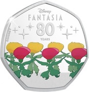 25 Cents - Elizabeth II Nutcracker Suite, Cook Islands, 2020 reverse image