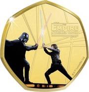 25 Cents - Elizabeth II Duel on Cloud City reverse image