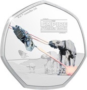 25 Cents - Elizabeth II Battle of Hoth, Cook Islands, 2020 reverse image