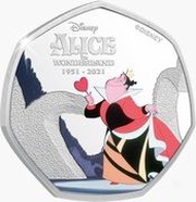 25 Cents - Elizabeth II The Queen of Hearts, Cook Islands, 2021 reverse image