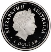 1 Dollar - Elizabeth II 4th Portrait - Phar Lap, 75th Anniversary death obverse image