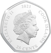 25 Cents - Elizabeth II Apollo Mission obverse image