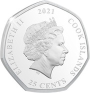 25 Cents - Elizabeth II Draco Malfoy obverse image