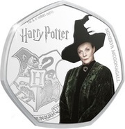 25 Cents - Elizabeth II Minerva McGonagall, Cook Islands, 2021 reverse image
