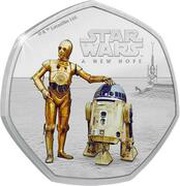 25 Cents - Elizabeth II Droids for Sale, Cook Islands, 2022 reverse image