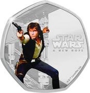 25 Cents - Elizabeth II Han Solo, Cook Islands, 2022 reverse image