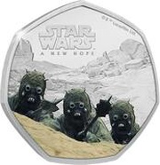 25 Cents - Elizabeth II Tusken Raiders, Cook Islands, 2022 reverse image